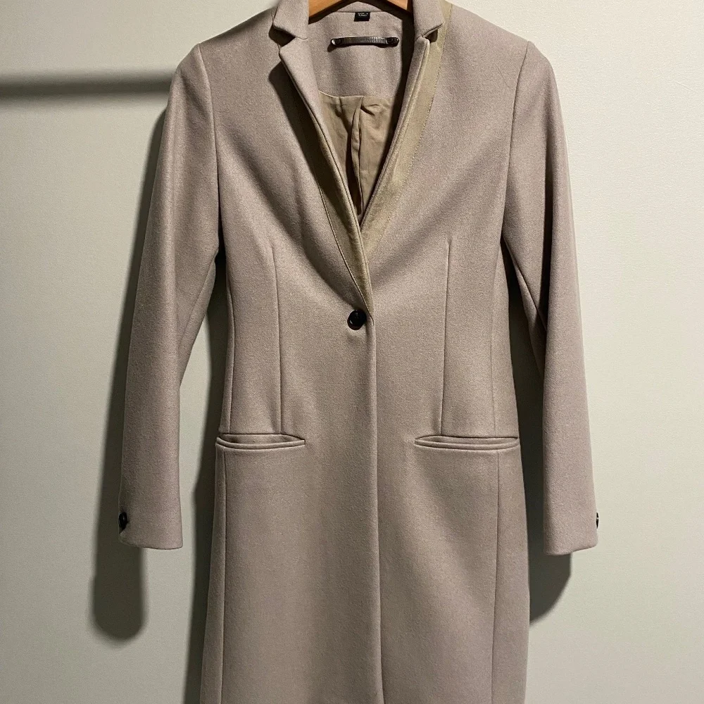 All Saints Beige Women's Coat - Picture 1 of 1